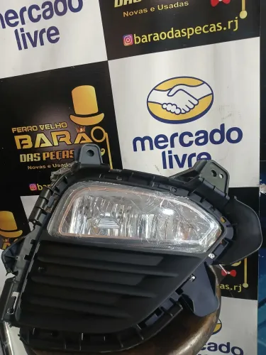 Farol de Neblina com aplique Creta 2018