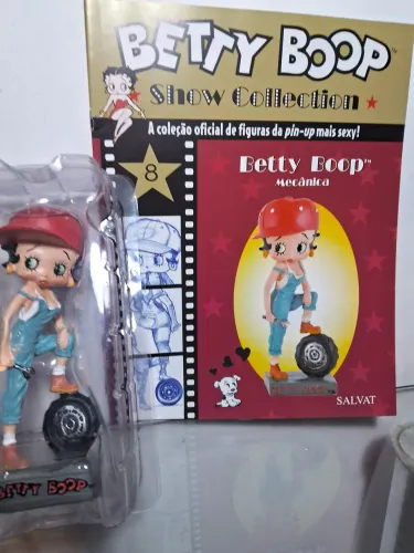 Betty Boop Mecânica - Figurinha Colecionável