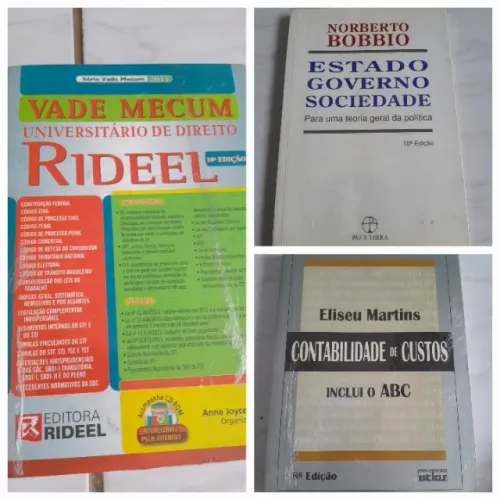 Livros administração e direito usados