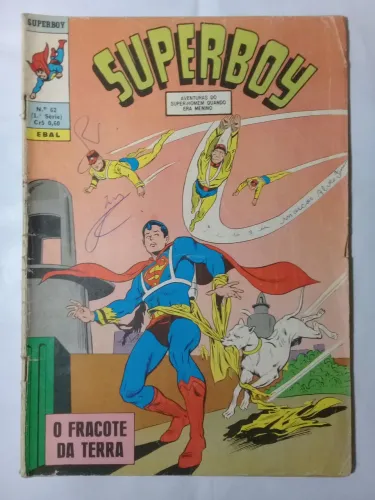 Revista Superboy Número 62 - 1ª série - Editora Ebal 1971