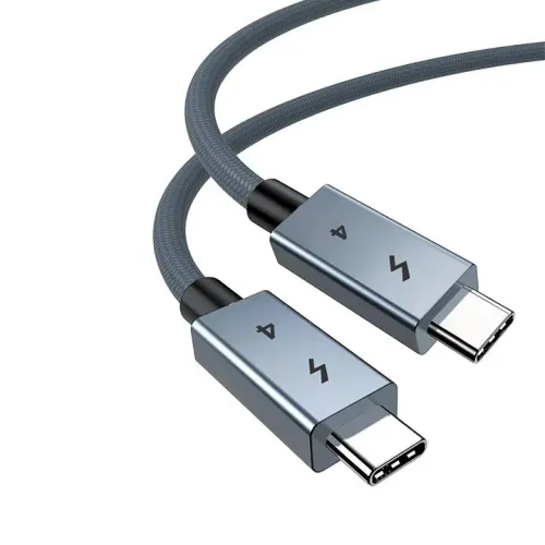 Cabo USB-C Thunderbolt 4 - Carregamento e Transferência 1m