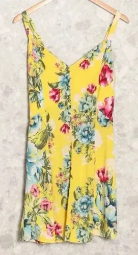 Vestido floral amarelo Farm 