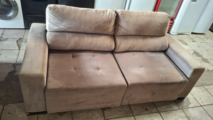 SOFÁ RETRATIL E RECLINAVEL 2,20CM SEMI-NOVO
