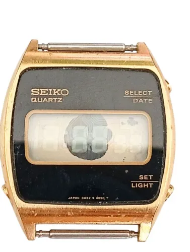 Relógio Seiko japonês Digital Vintage