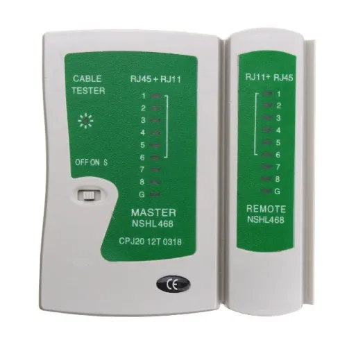 Testador de Cabo de Rede RJ45 e RJ11 - WZetta
