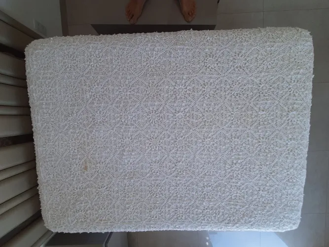 Colcha cama casal em Crochê