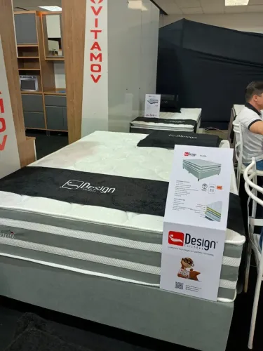 Cama Box Casal Talismã Design Molas Ensacadas