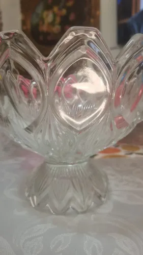 Fruteira de Cristal Decorativa
