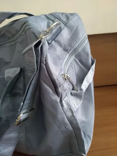 Bolsa esportiva ou mala de mão nova dobrável azul