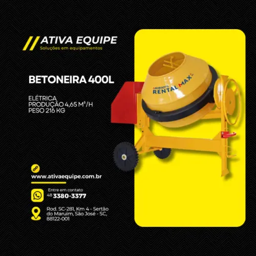 Locação de Betoneira