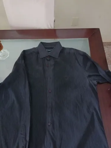 Camisa Social Listrada Masculina - Individual 