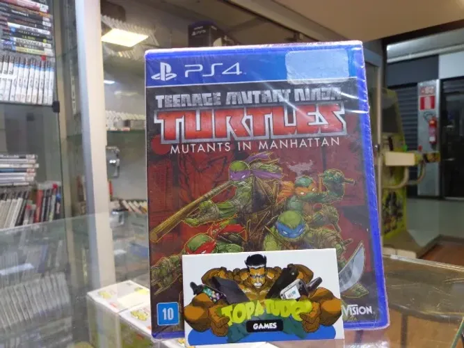 Jogo Teenage Mutant Ninja Ps4 Novo. Lacrado. Jogo Raro.