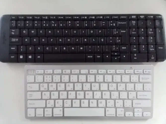 Teclados para retirada de peças
