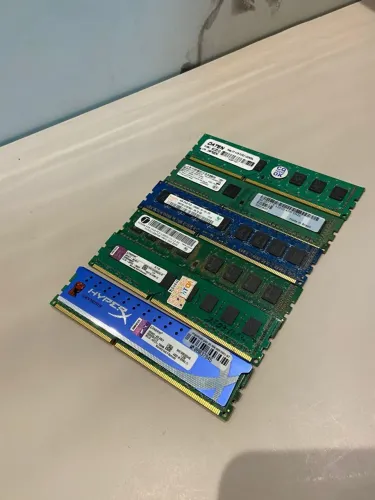 Memórias de 4gb ram DDR3 seminovas (Hyperx, Kingston, Smart, Teikon, Hynix, Daten)