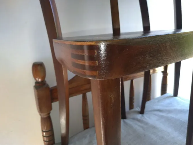 Cadeiras antigas de imbuia restauradas!