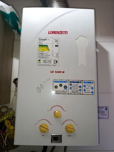 Aquecedor a gás residencial LORENZETTI LZ 1600 N gás natural