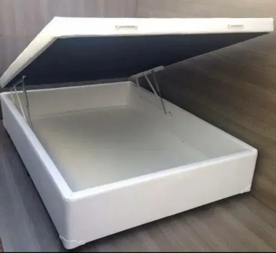 Cama Box Baú Casal Super Resistente Frete Grátis