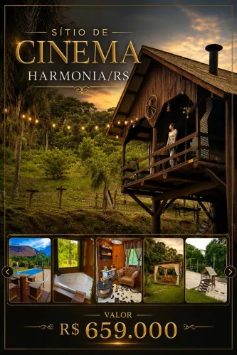 CHÁCARA COMPLETA À VENDA EM HARMONIA/RS