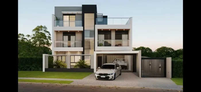 Sobrado com 3 dormitórios à venda, 124 m² por R$ 989.000 - Santa Felicidade - Curitiba/PR