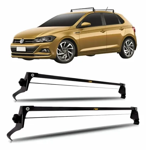 Rack De Teto Vhip Bagageiro Polo Novo 4p 2018 a 2025