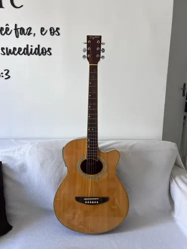 Violão Elétrico Tagima Dallas Impecável + Capa, Correia e Bateria Nova