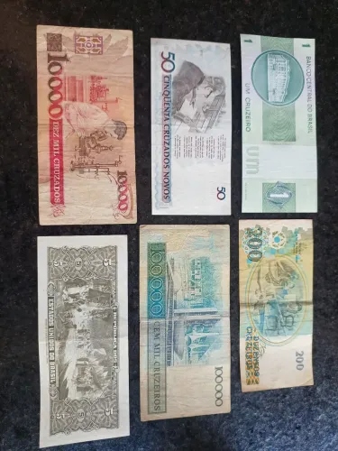 Cédulas Brasileiras antigas