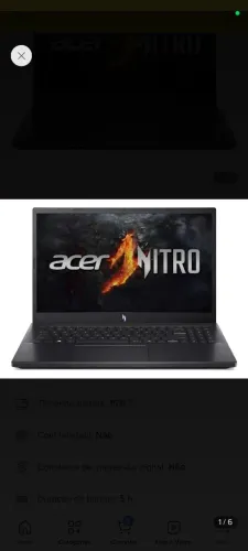 NOTEBOOK GAMER ACER NITRO V15