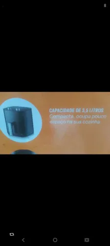 Vendo uma AIR FRYER MF1350 na caixa zerada multi Home 3,5 litros