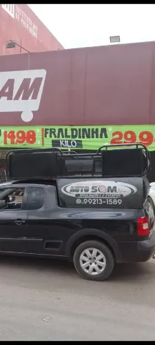 Estrutura trio elétrico Saveiro G5 cabine estendida.