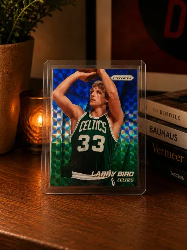 Larry Bird 2014-15 Panini Prizm Blue Mosaic Prizm #232 | Boston Celtics | Card Original