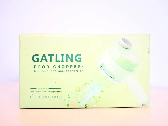 Picador de Alho Elétrico / Mini Cortador de Alimentos - Multifuncional