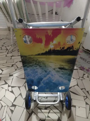 Carrinho de praia mesa