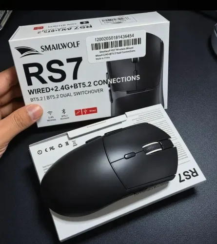Mouse sem fio RS7 Smailwolf gamer
