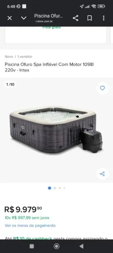 Hidromassagem SPA intex
