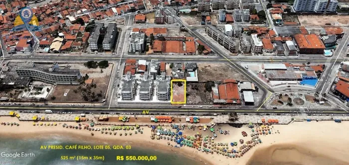 TERRENO COMERCIAL em NATAL - RN, PRAIA DO MEIO