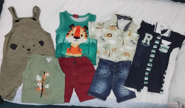 Roupas Bebê menino tamanho m/g calor e meia estação