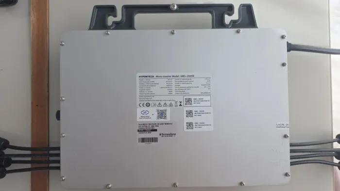 Microinversor Solar Hypontech HMS-2000W - P/ 4 Placas Solares (IP67)
