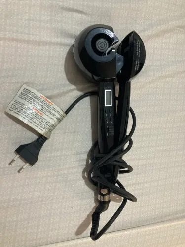 Modelador de cachos de cabelo 127v cacheador funcionando perfeitamente