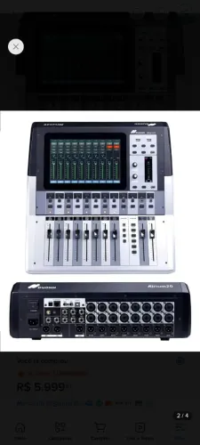 Vendo mesa digital duon 20 com case