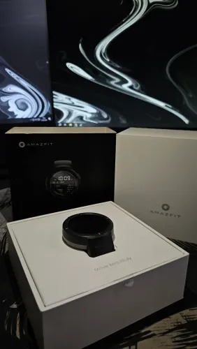 Smartwatch Amazfit Verge GPS integrado + Caixa original e Acessórios