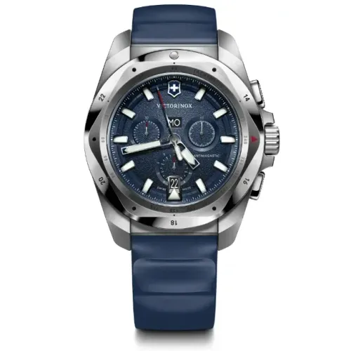 Relógio Masculino I.N.O.X. Chrono Steel - Azul