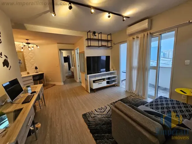 Apartamento Jardim Aquárius SJC 60 m² 1 dormitório decorado e planejado