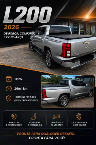 Mitsubishi TRITON HPE-S 2.4 CD 4X4 TB Diesel Aut. 2026