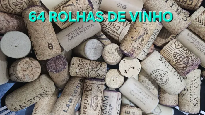 Rolhas usadas para artesanato