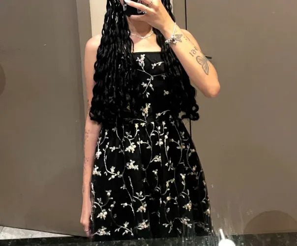 Vestido de alça