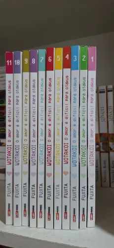 coleção mangá wotakoi: o amor é difícil para otakus - fujita (volumes 1-11)