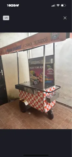 Carrinho de açaí com 2 freezer