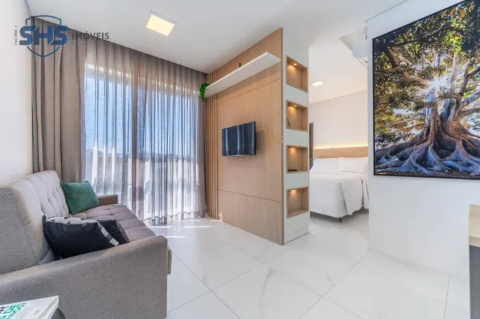 Apartamento com 1 dormitório para alugar, 35 m² por R$ 3.480,00/mês - Victor Konder - Blum