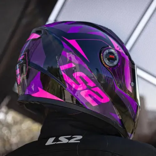 LS2 TANK ROXO, USADO 4X