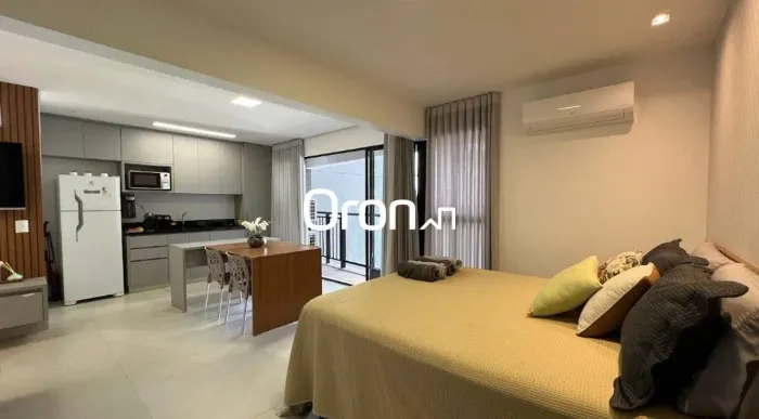 Flat mobiliado com 1 dormitório à venda, 44 m² por R$ 750.000 - Setor Bueno - Goiânia/GO